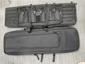PERFBAGS Soft Rifle Case 36" 42" Tactical Long Double Rifle Backpack Gun Bag for Hunting Shooting Range, Firearm Transportation with Lockable Zipper and Molle System