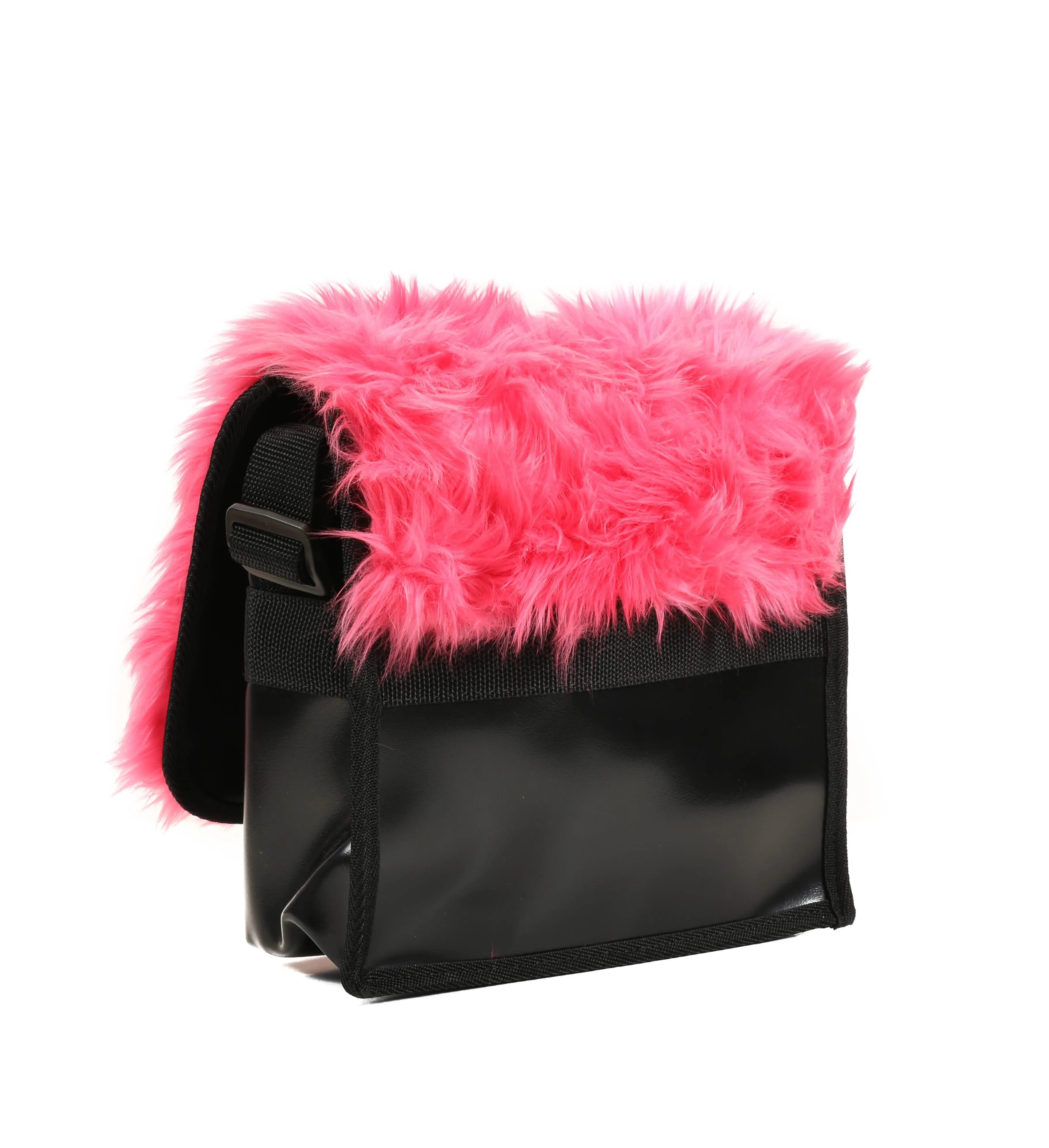 Pink FurSkull Purse