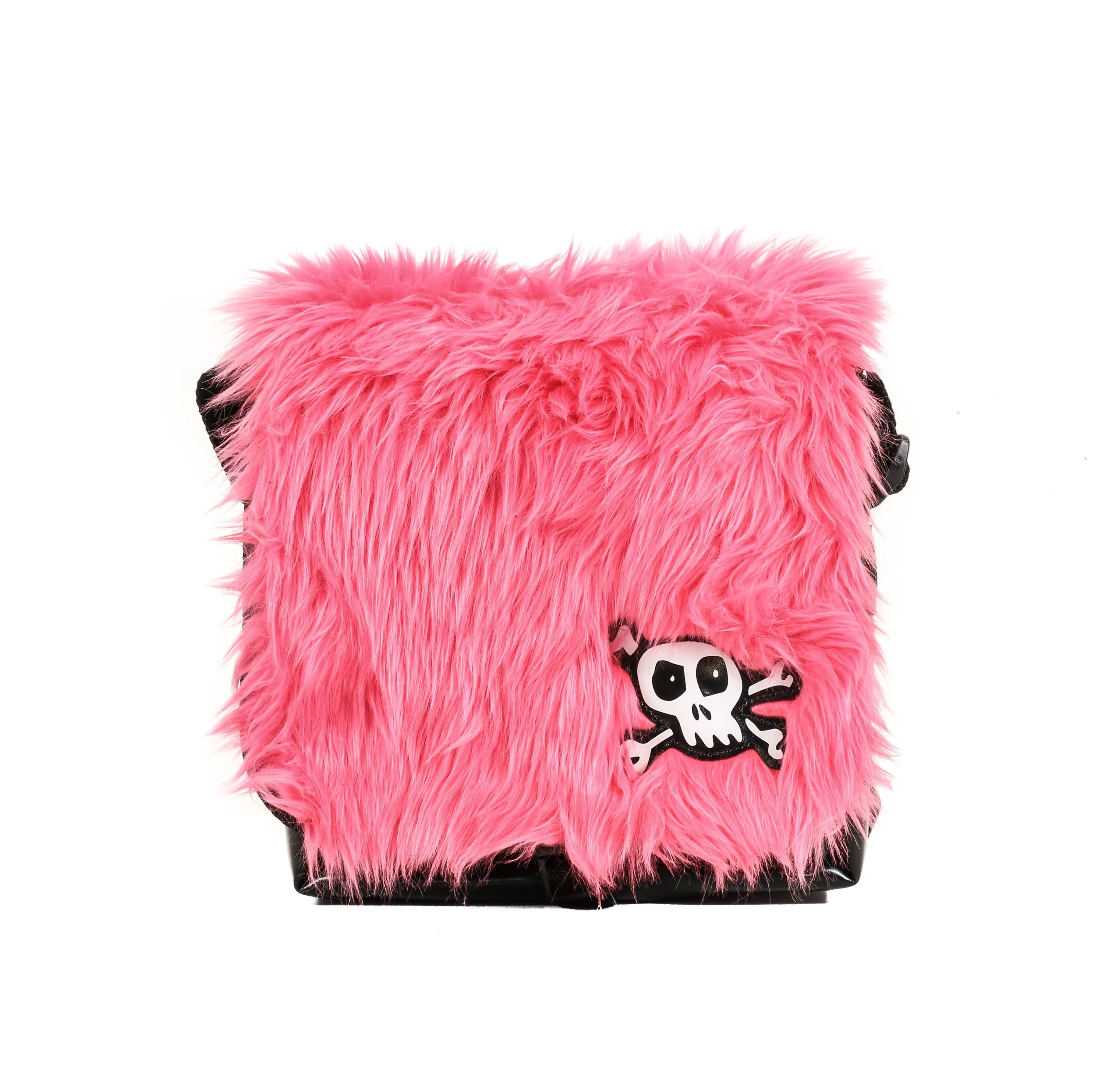 Pink FurSkull Purse