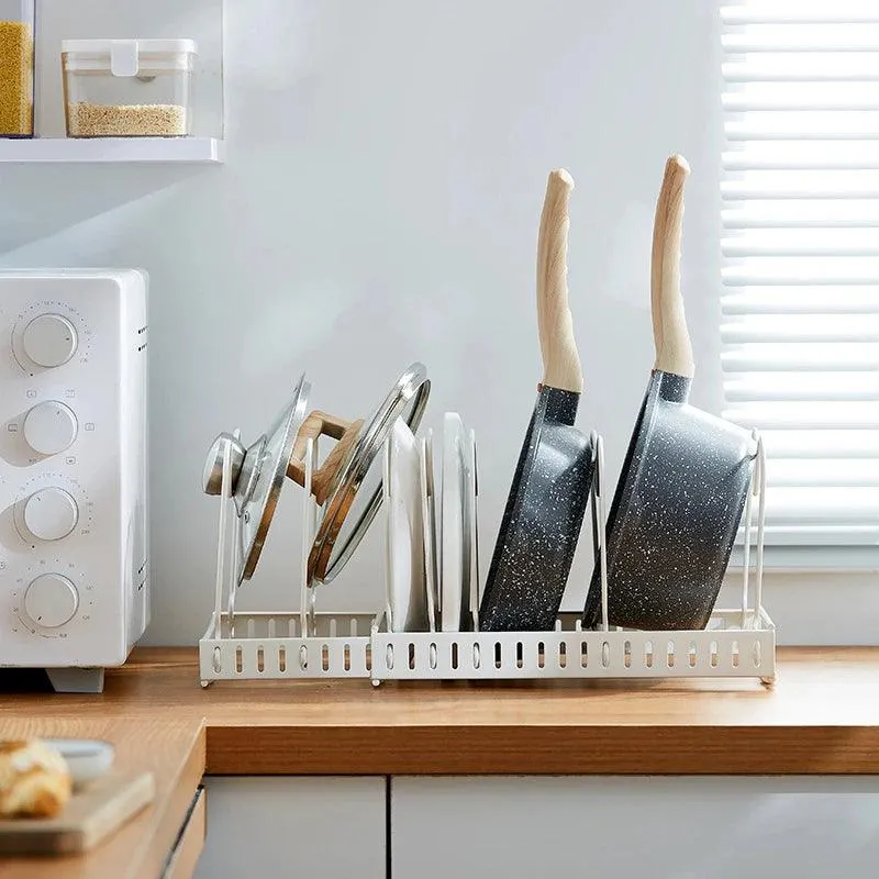 Pots and Pans Shelf Organizer