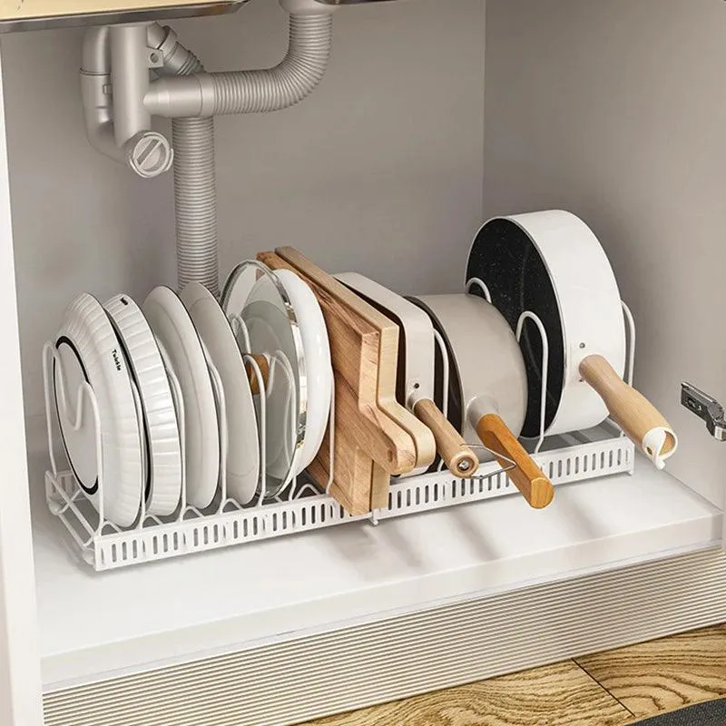 Pots and Pans Shelf Organizer