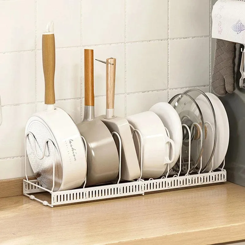 Pots and Pans Shelf Organizer