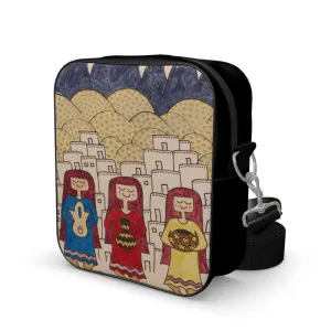 Pueblo Girls Large Messenger Bag