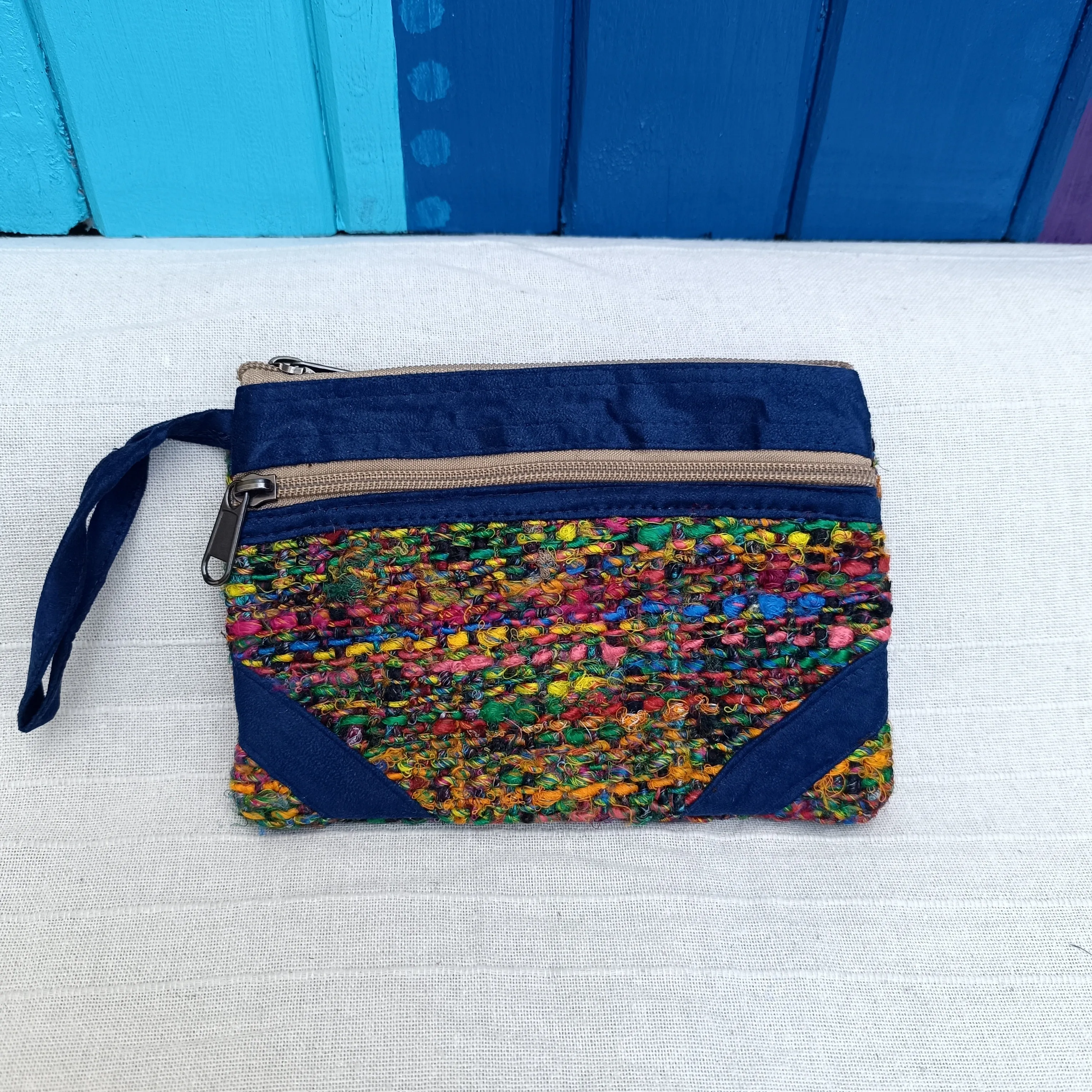 Recycled Woven Silk Purses Medium Size