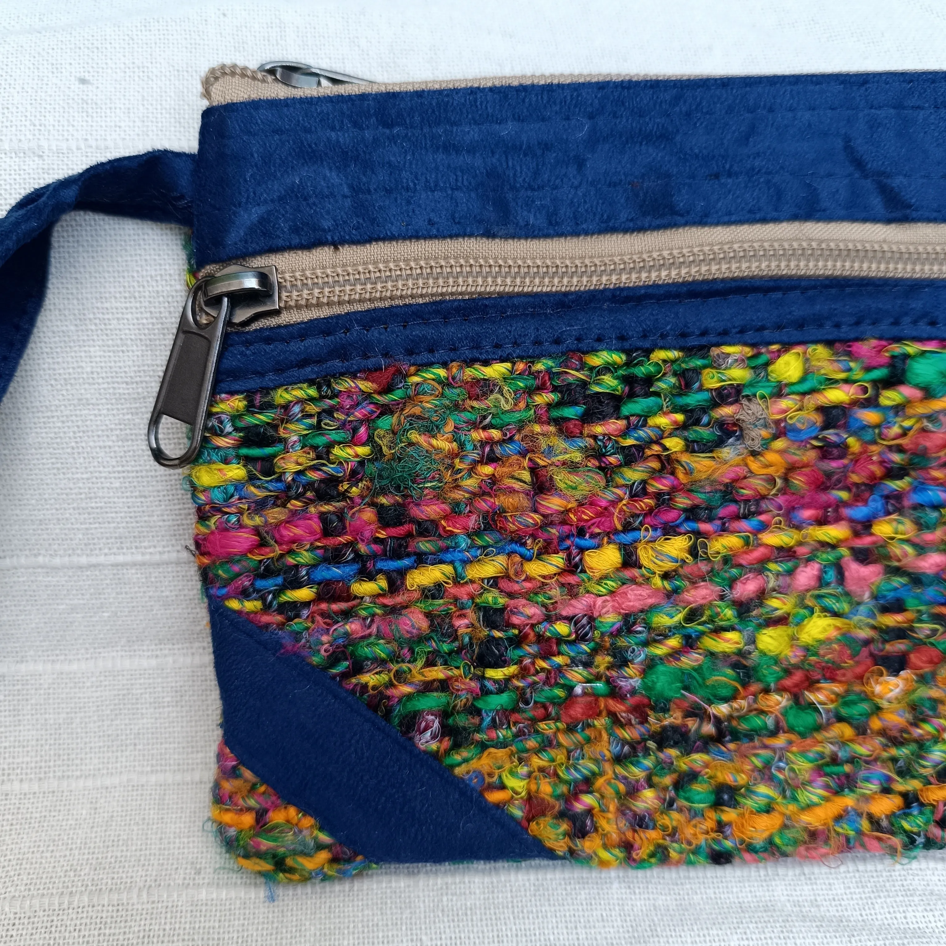 Recycled Woven Silk Purses Medium Size