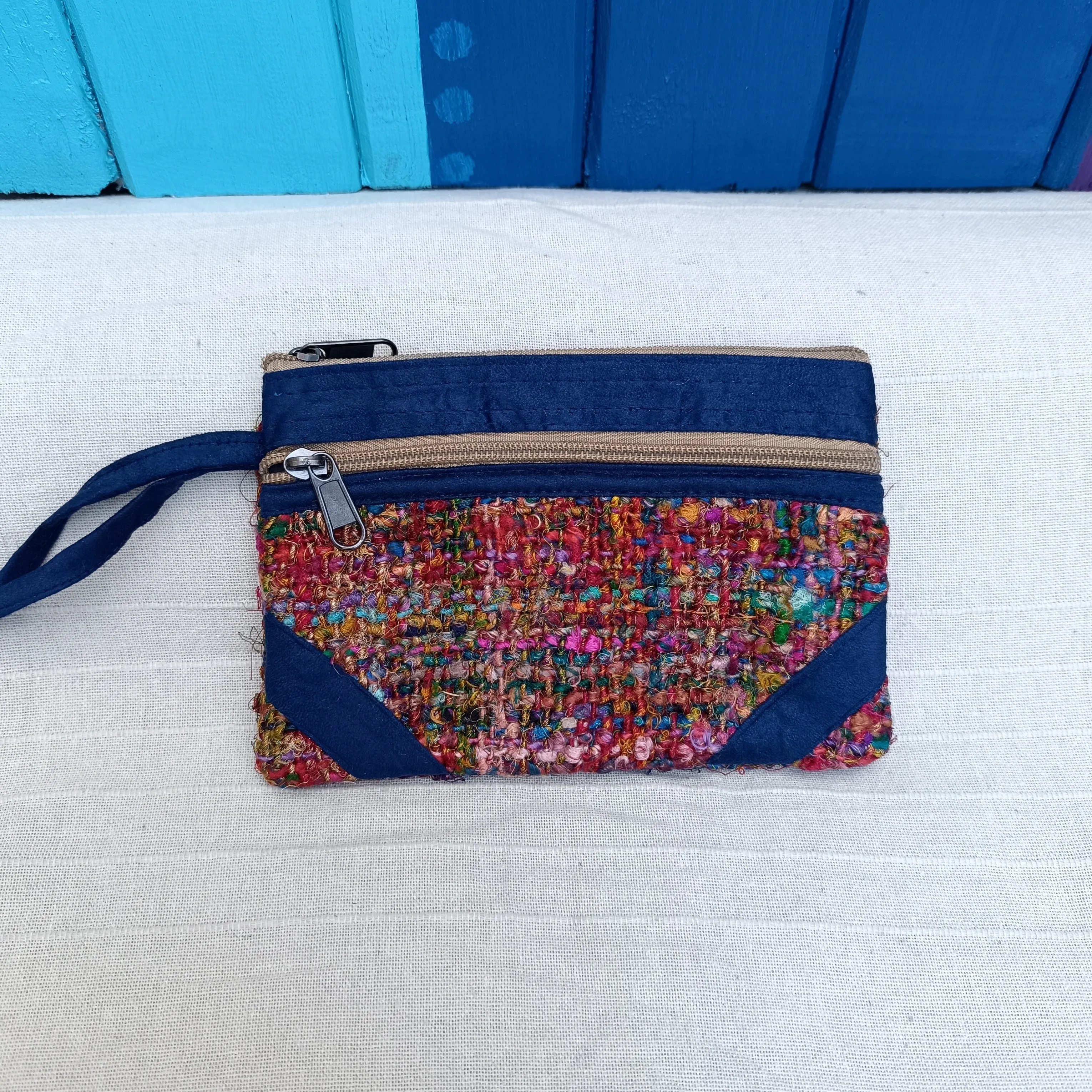 Recycled Woven Silk Purses Medium Size