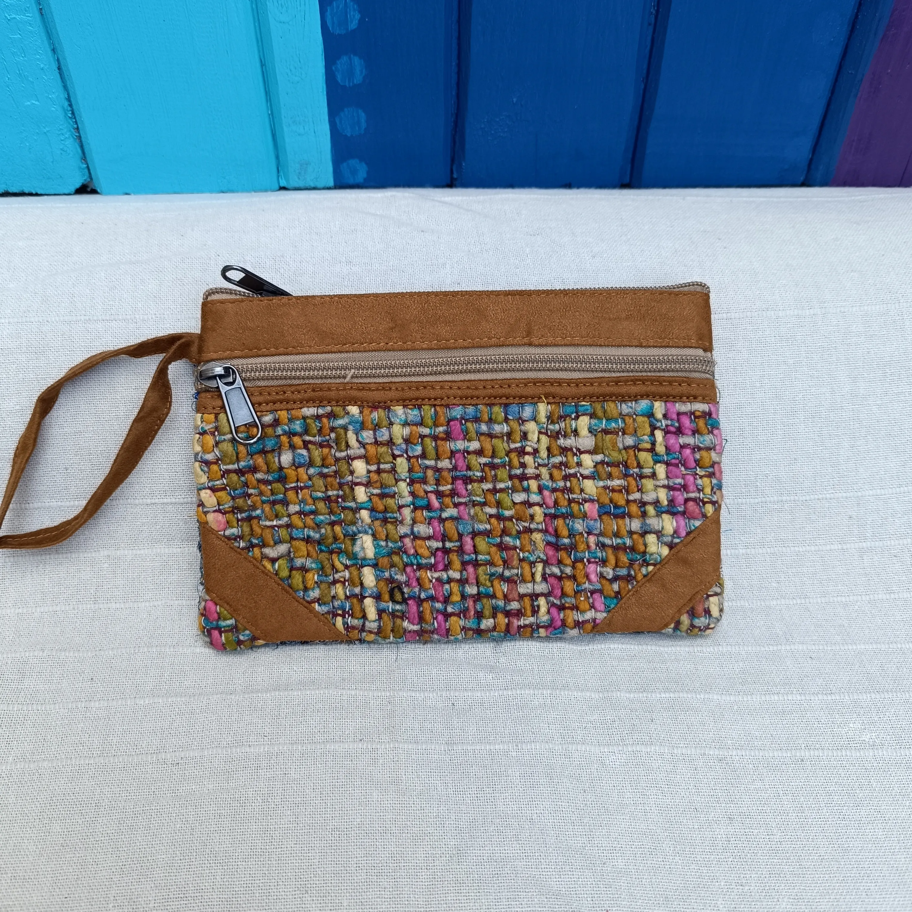 Recycled Woven Silk Purses Medium Size