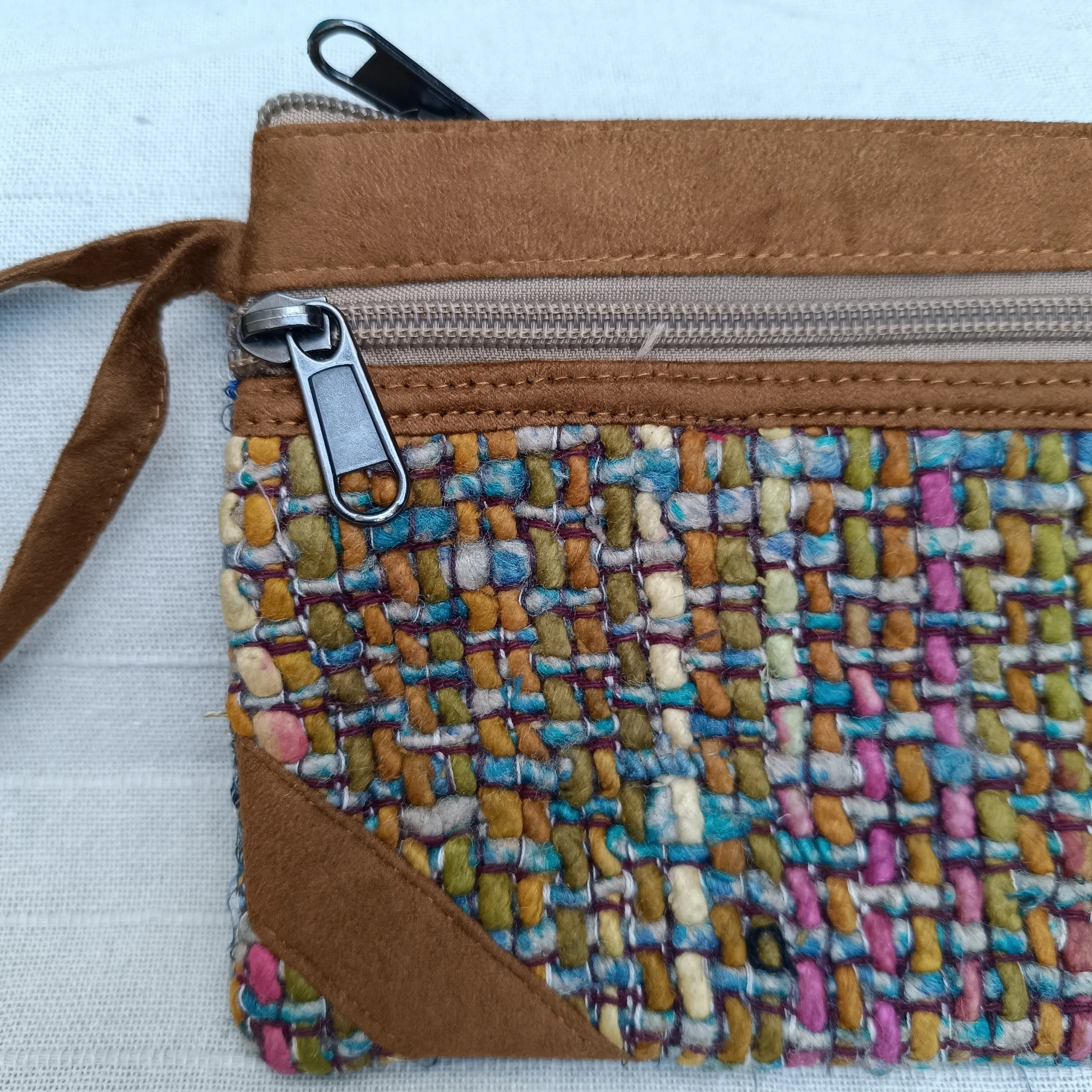 Recycled Woven Silk Purses Medium Size