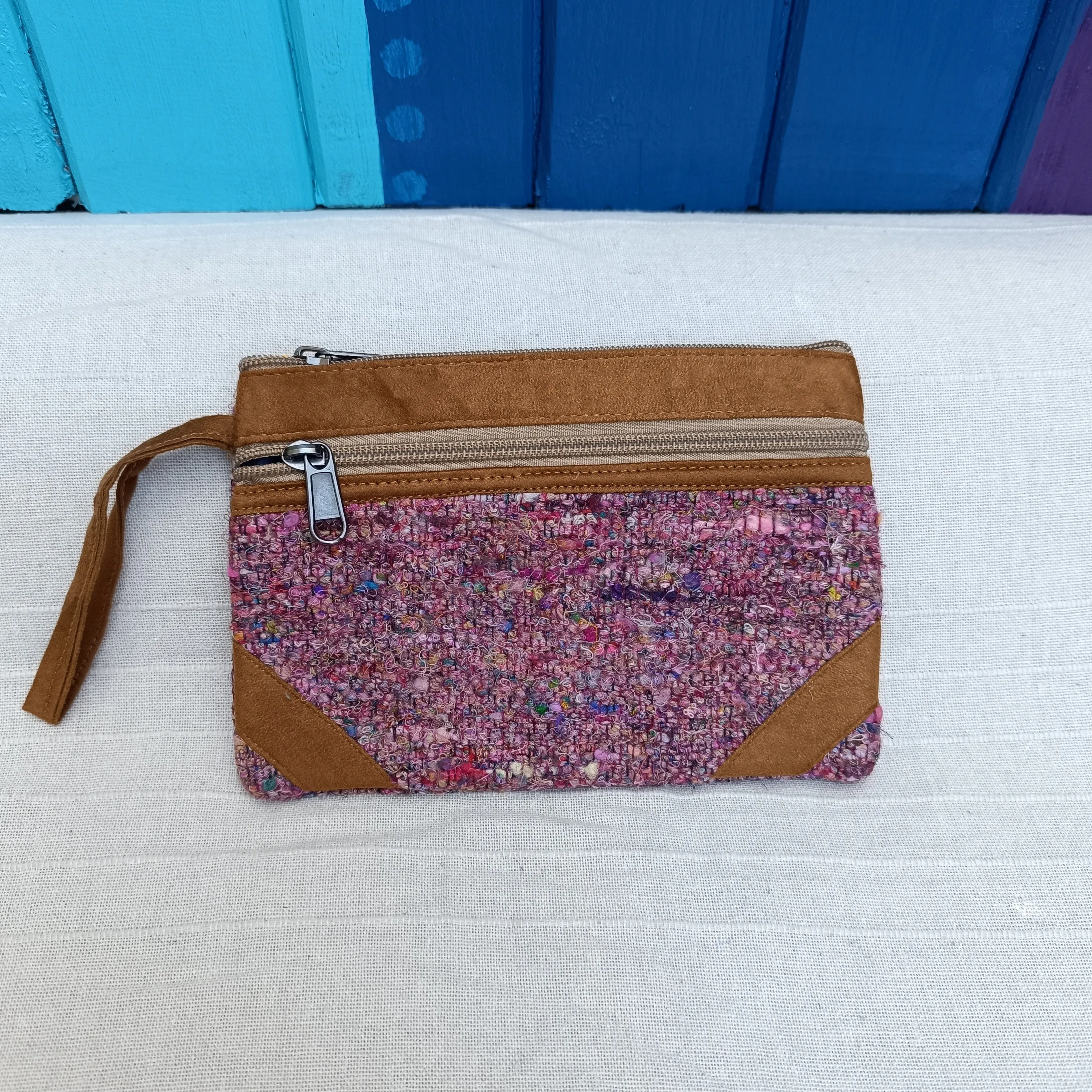 Recycled Woven Silk Purses Medium Size