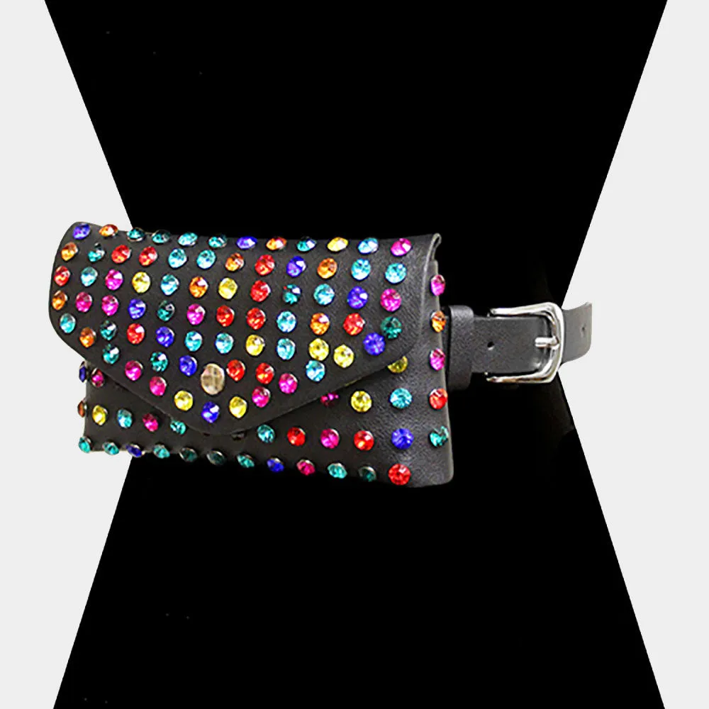 ROUND MULTI-STUD FANNY PACK