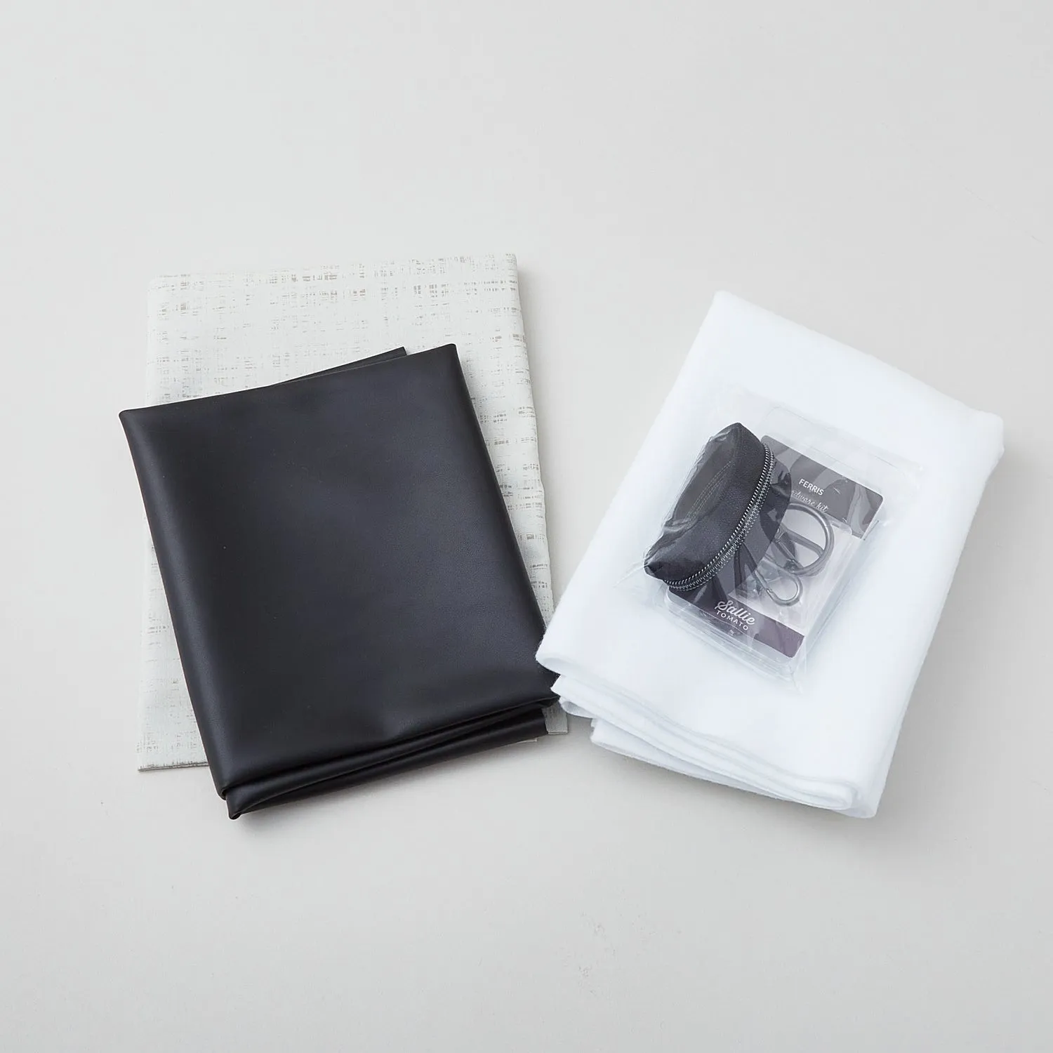 Sallie Tomato Ferris Fanny Pack Kit - Black Lite Faux Leather