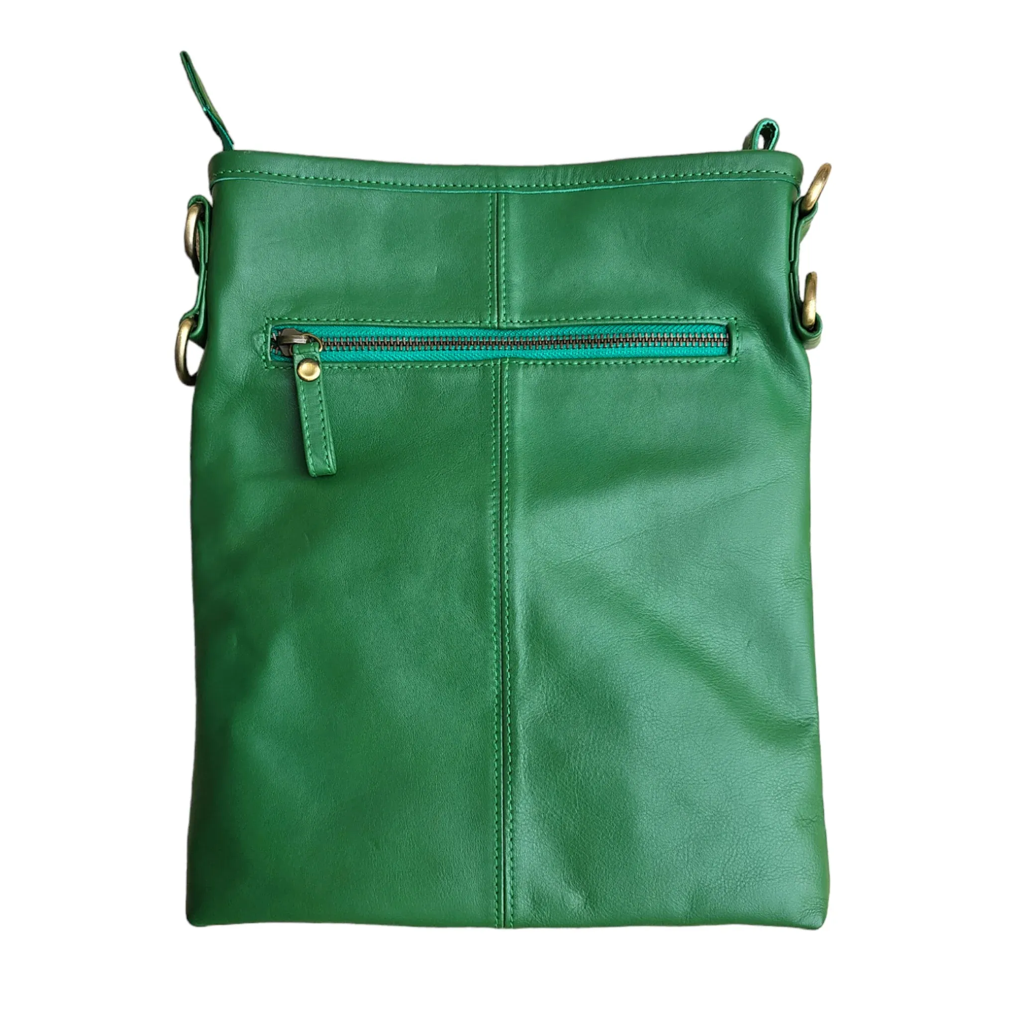 Santai leather Bag: Green