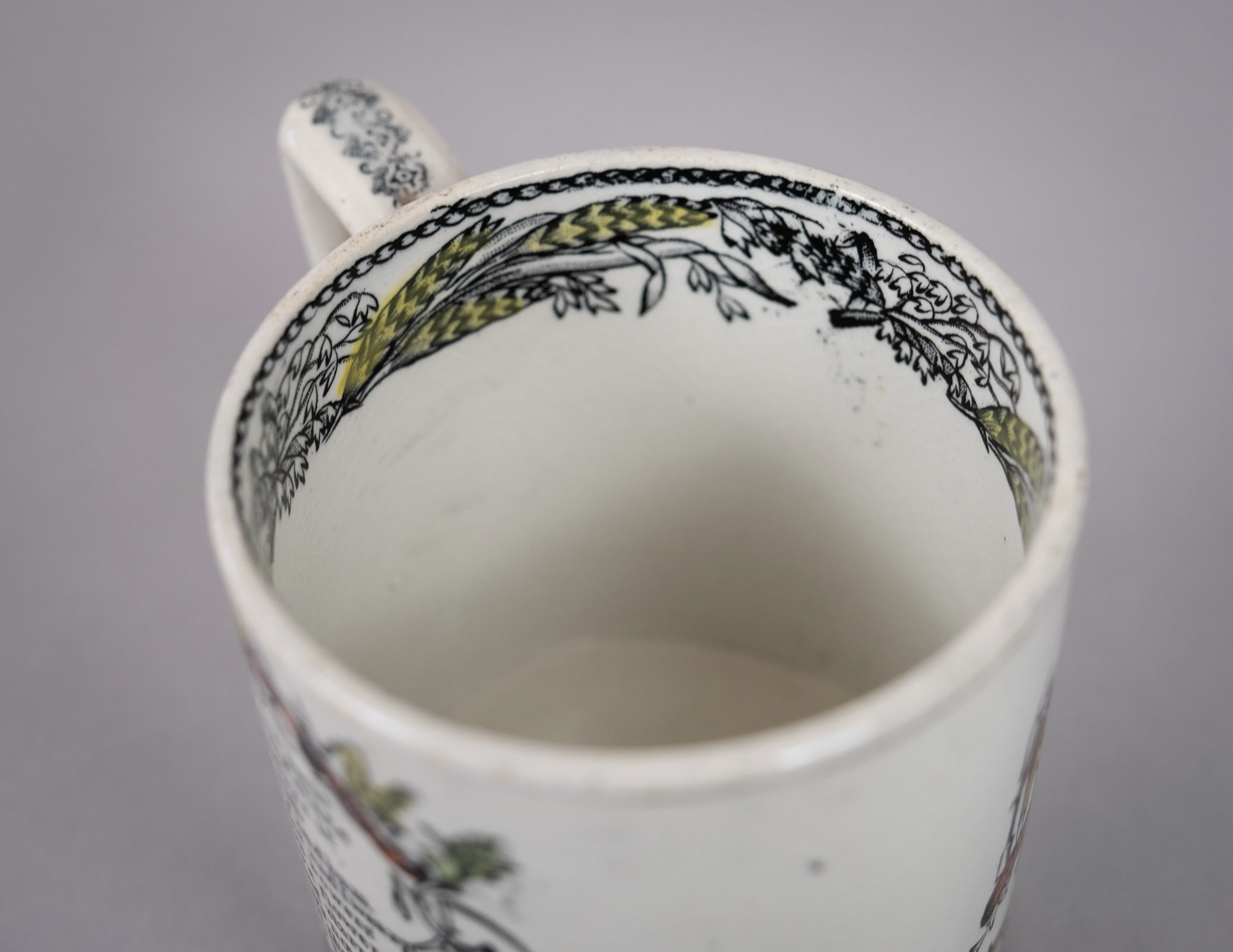 Scarce Victorian Farmers Arms Mug by Wood & Hulme, c.1885.