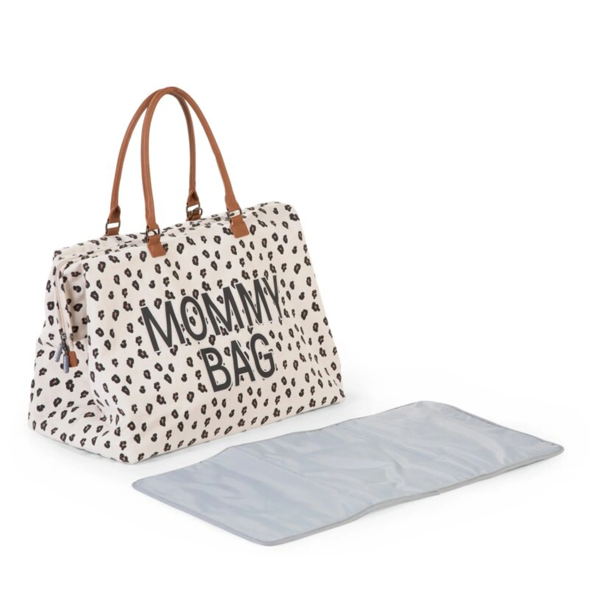 Second Mommy  Big Tote Bag with changing mat - LEOPARD