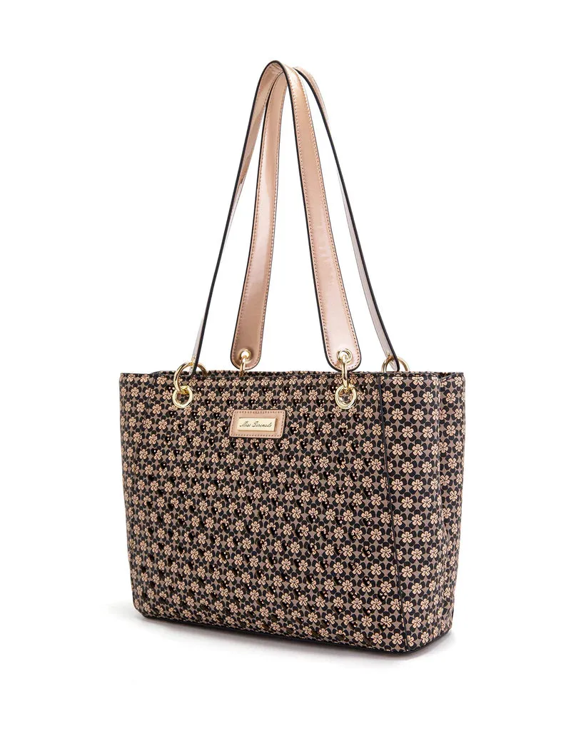Serenade - XB-2975- Dillon Vegan Tote Bag - Black