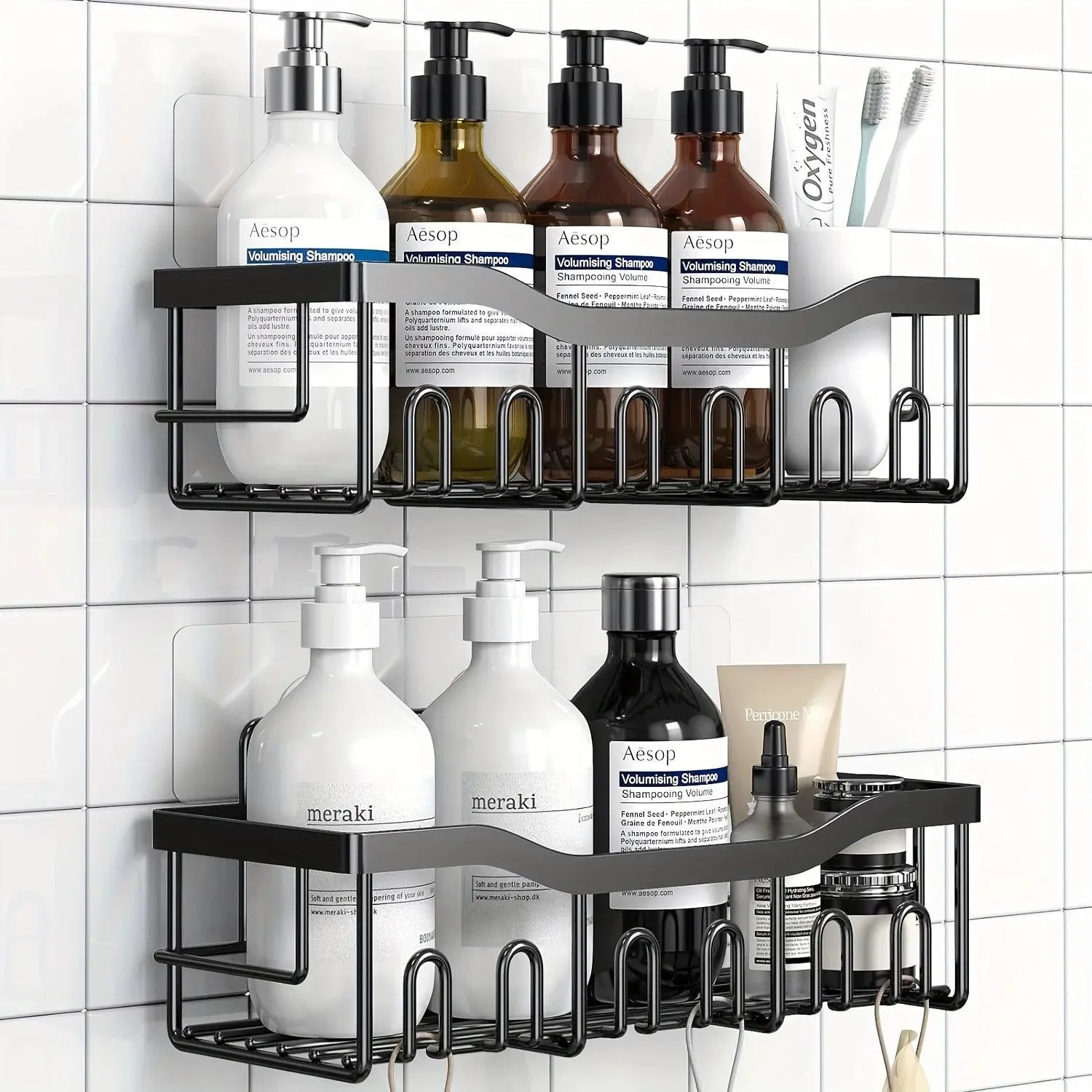 Shower Caddy Adhesive Shower Organizer