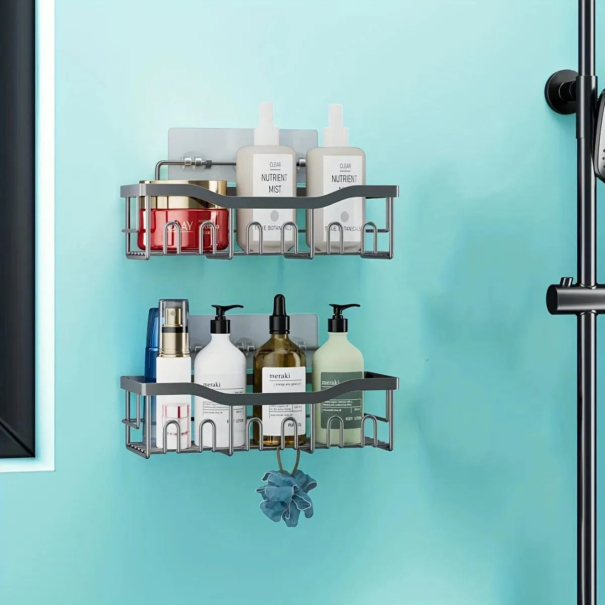 Shower Caddy Adhesive Shower Organizer