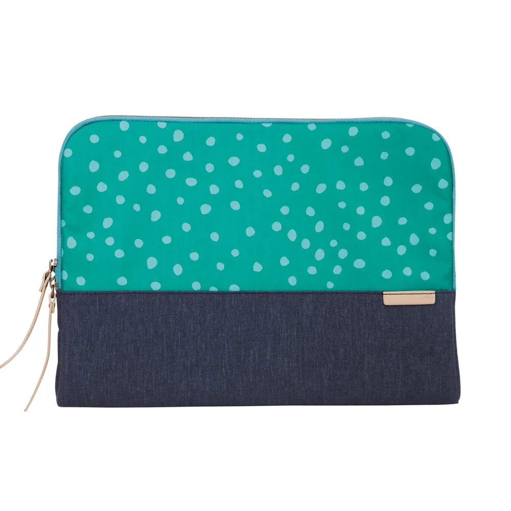 STM GRACE TEAL DOT 13"/14" Laptop Sleeve