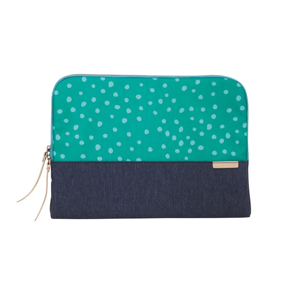 STM GRACE TEAL DOT 13"/14" Laptop Sleeve