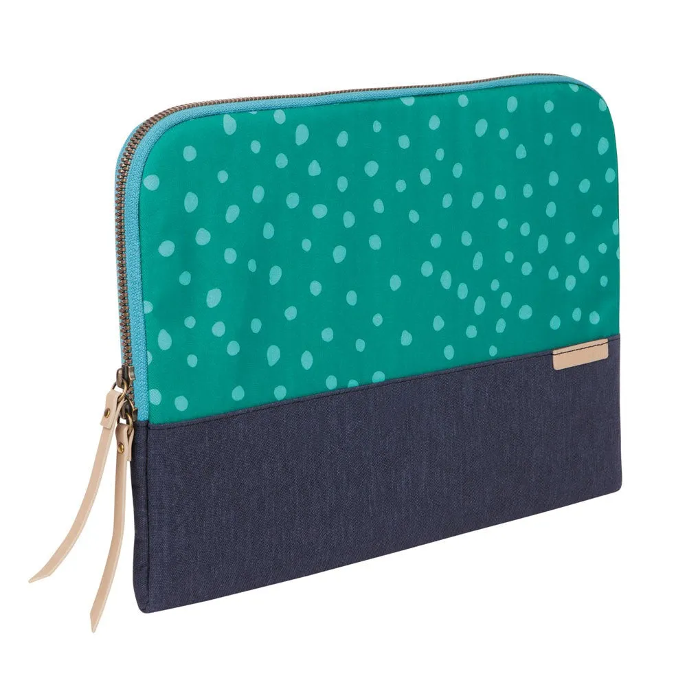 STM GRACE TEAL DOT 13"/14" Laptop Sleeve
