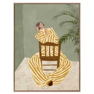 Thessy - Oak Framed Canvas (22.5 x 30cm)