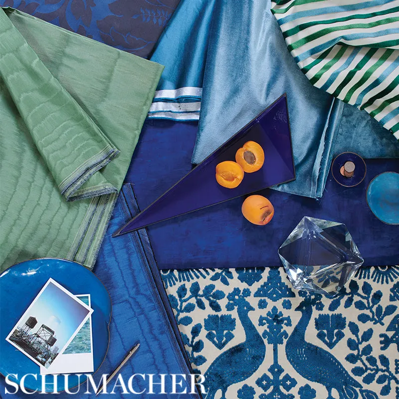 Venetian silk velvet | Ocean