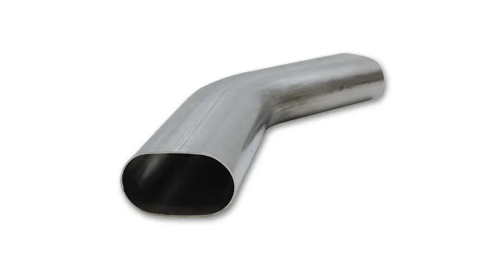 Vibrant 3.50" 16ga 45° Oval (Horizontal) Mandrel Bend 304 Stainless (13192)