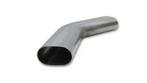 Vibrant 3.50" 16ga 45° Oval (Horizontal) Mandrel Bend 304 Stainless (13192)