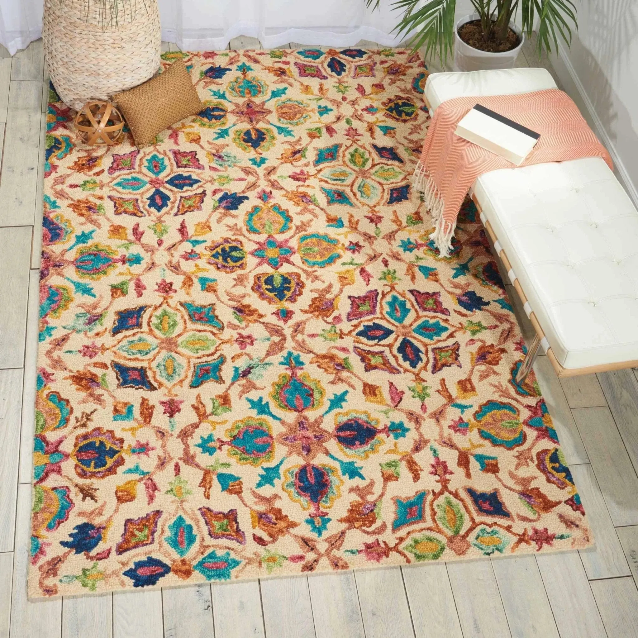 Vibrant VIB08 Ivory Rug