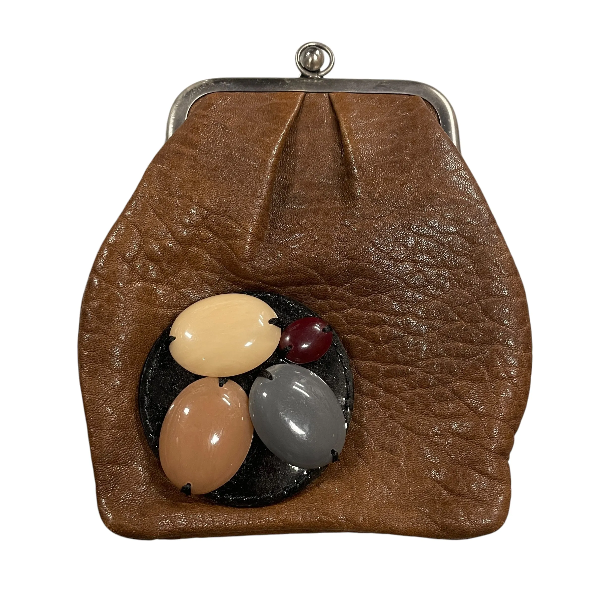 Vintage Designer Marni Leather Coin Purse Made in Italy