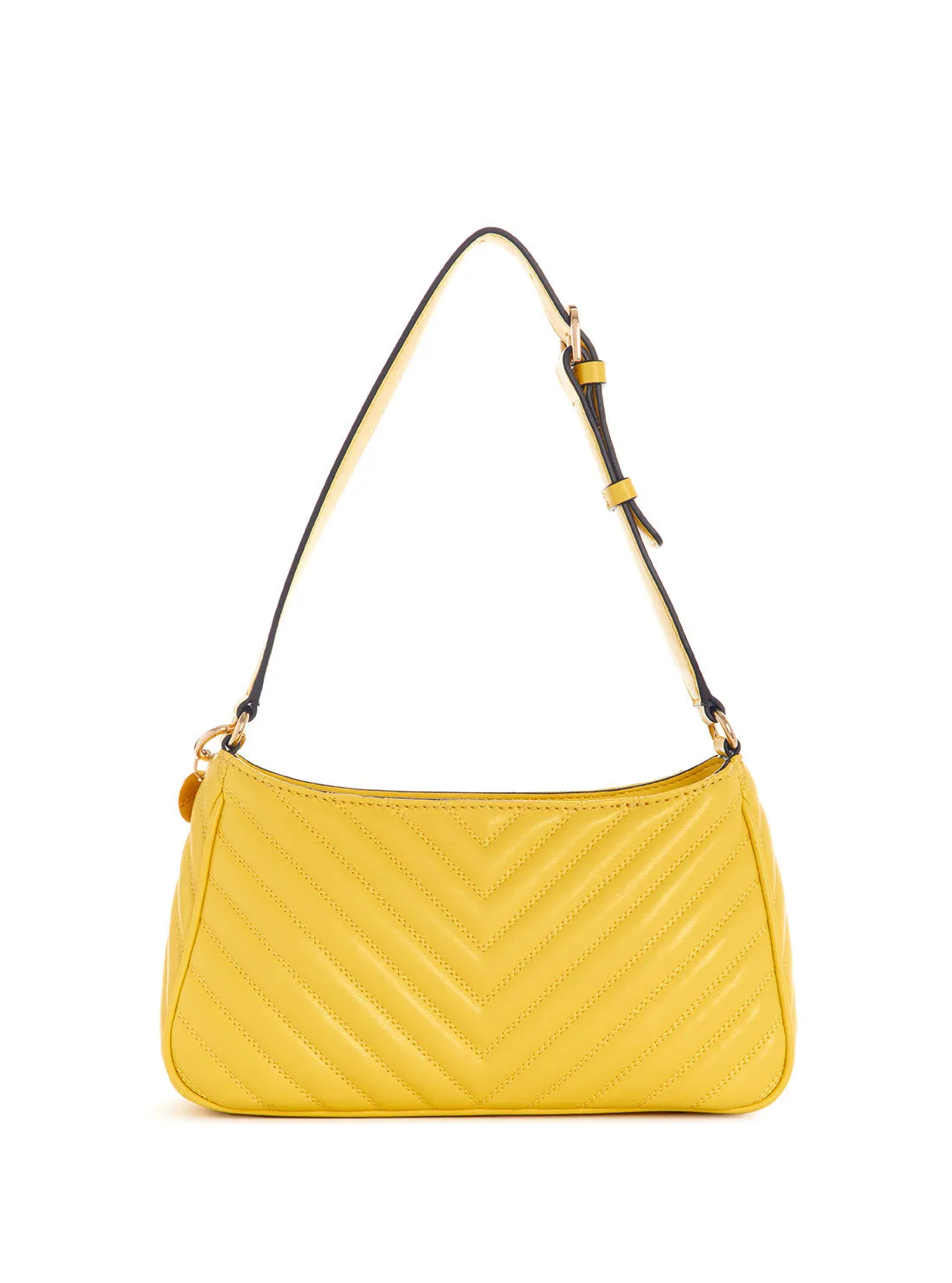 Yellow Keillah Quilted Shoulder Bag